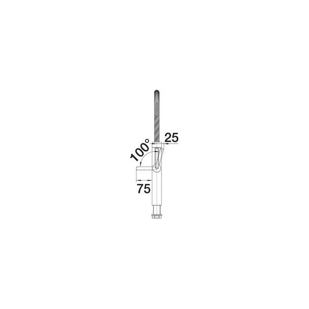 Blanco kj�kkenkran Blancoculina-S rustfritt st�lt