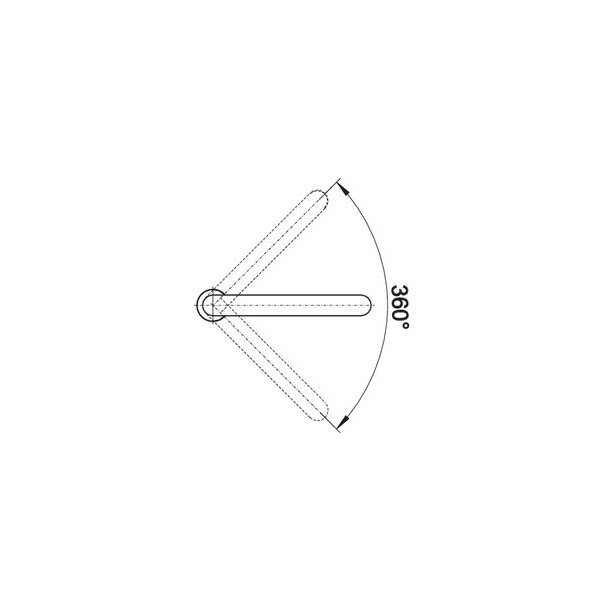Blanco kj�kkenkran Eloscope-F II krom