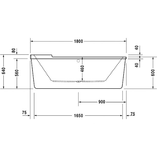 Duravit Starck 1 badekar