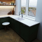 Corian� benkeplate Glacier White L&minus;formet