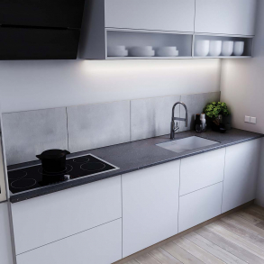 Corian� benkeplate Lava Rock  rektangul�r formet