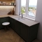 Corian� benkeplate Neutral Concrete L&minus;formet