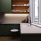Corian� benkeplate Neutral Concrete L&minus;formet