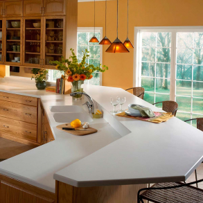 Corian� Glacier White materialpr�ve 18x12 cm (refunderes)