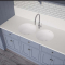 Vask Corian� Rounded 9310+9310 Glacier White