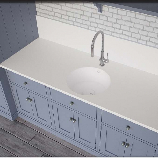 Vask Corian� Rounded 9310 Glacier White