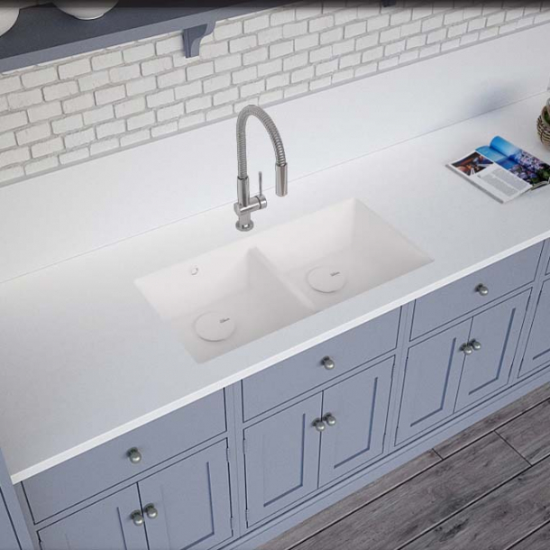 Vask Corian&reg; Salty 9410 Glacier White