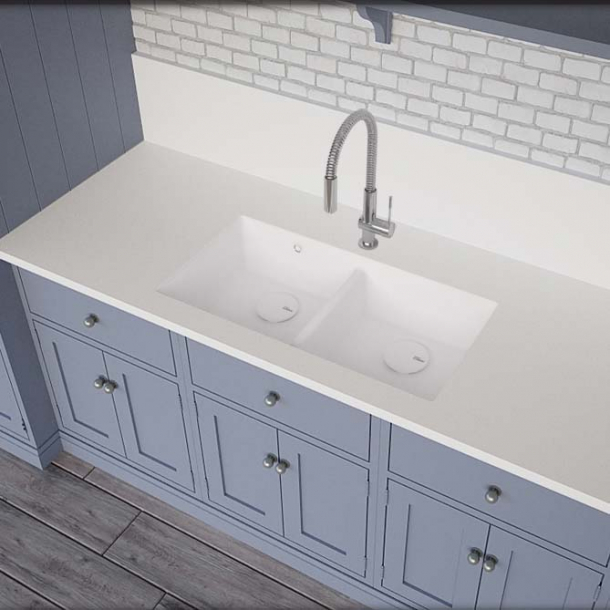 Vask Corian&reg; Salty 9410 Glacier White
