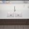Vask Corian&reg; Spicy 965+965 Glacier White
