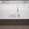 Vask Corian&reg; Spicy 965+967 Glacier White