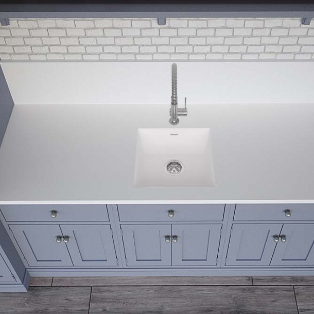 Vask Corian&reg; Spicy 965 Glacier White