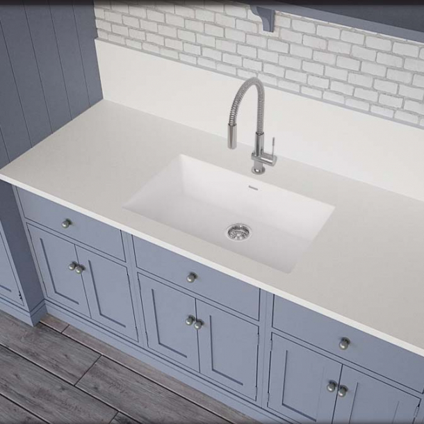 Vask Corian&reg; Spicy 966 Glacier White