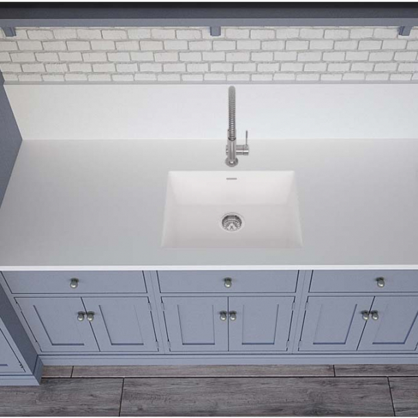 Vask Corian&reg; Spicy 970 Glacier White