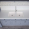 Vask Corian&reg; Sweet 804+804 Glacier White