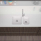 Vask Corian&reg; Sweet 805+802 Glacier White