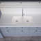 Vask Corian&reg; Sweet 805+805 Glacier White