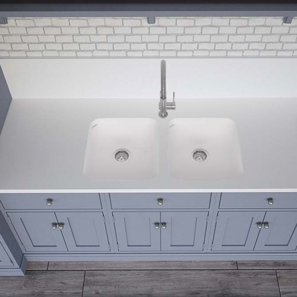 Vask Corian&reg; Sweet 805+805 Glacier White