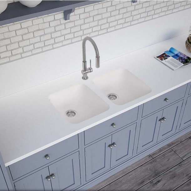 Vask Corian&reg; Sweet 805+805 Glacier White