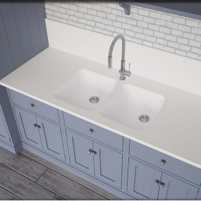 Vask Corian&reg; Sweet 859+859 Glacier White
