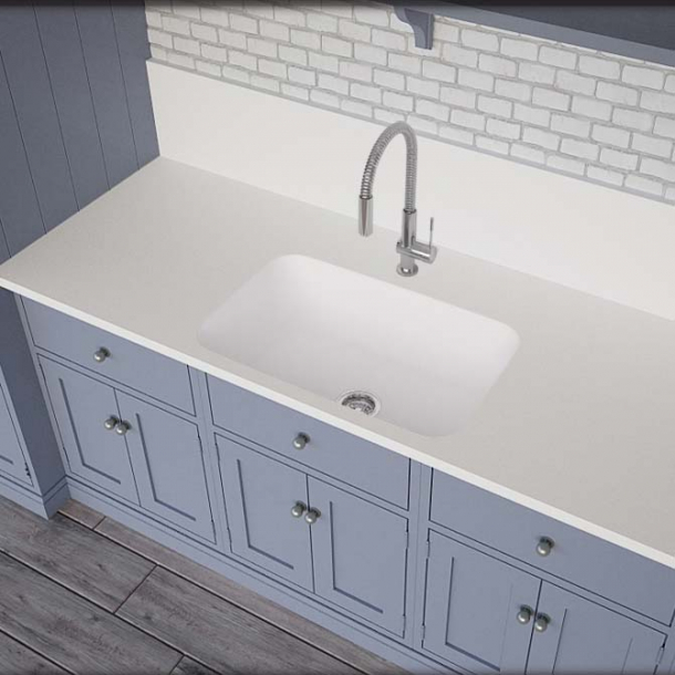 Vask Corian&reg; Sweet 881 Glacier White
