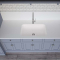 Vask Corian&reg; Sweet 881 Glacier White