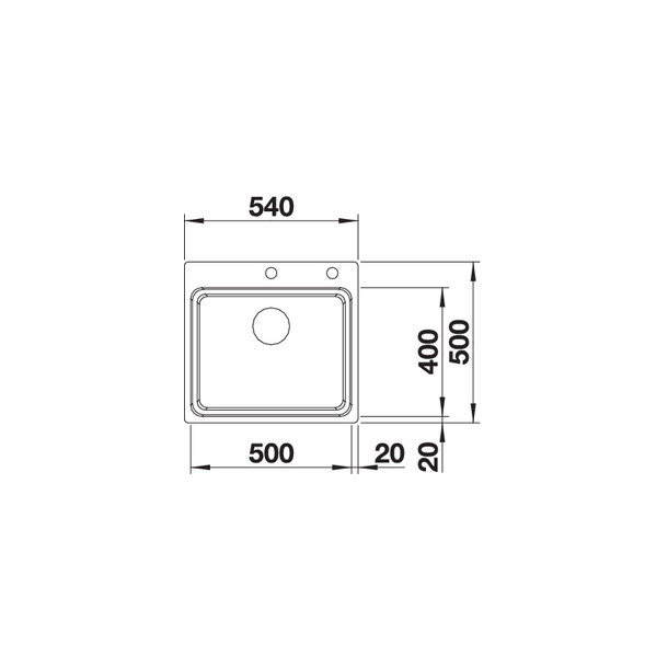Vask Blanco Etagon 500