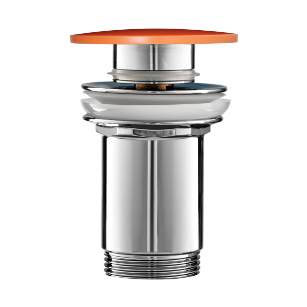 Push-open Bunnventil i Corian� Design citrus orange
