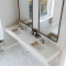 Dobbel Vask Corian� Aurora Carrara Crema