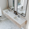Dobbel Vask Corian� Aurora Carrara Lino