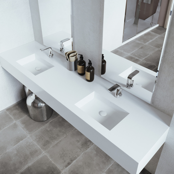 Dobbel vask Corian� Aurora