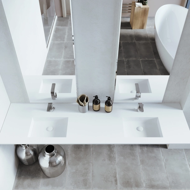 Dobbel vask Corian� Aurora