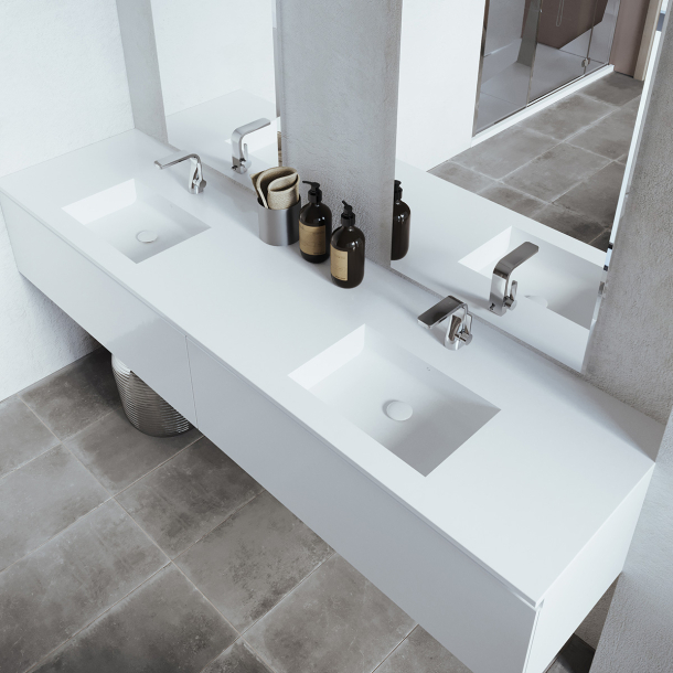 Dobbel vask Corian� Aurora