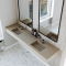 Dobbel Vask Corian� Aurora Neutral Concrete