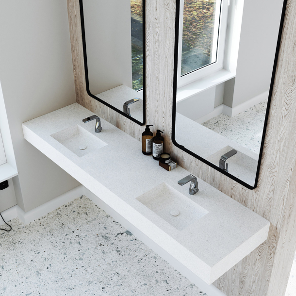 Dobbel Vask Corian� Aurora Sparkling Granita
