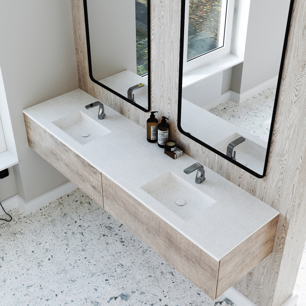 Dobbel Vask Corian� Aurora Sparkling Granita