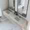 Dobbel Vask Corian� Canyon Artista Beige