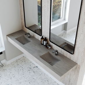 Dobbel Vask Corian� Canyon Artista Dust