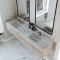 Dobbel Vask Corian� Canyon Artista Gray