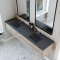 Dobbel Vask Corian� Canyon Lava Rock