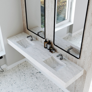 Dobbel Vask Corian� Canyon Rain Cloud