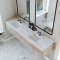 Dobbel Vask Corian� Canyon Rain Cloud
