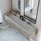 Dobbel vask Corian� Delta Artista Beige