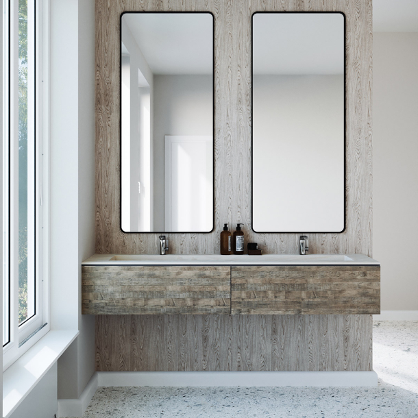 Dobbel vask Corian� Delta Artista Canvas