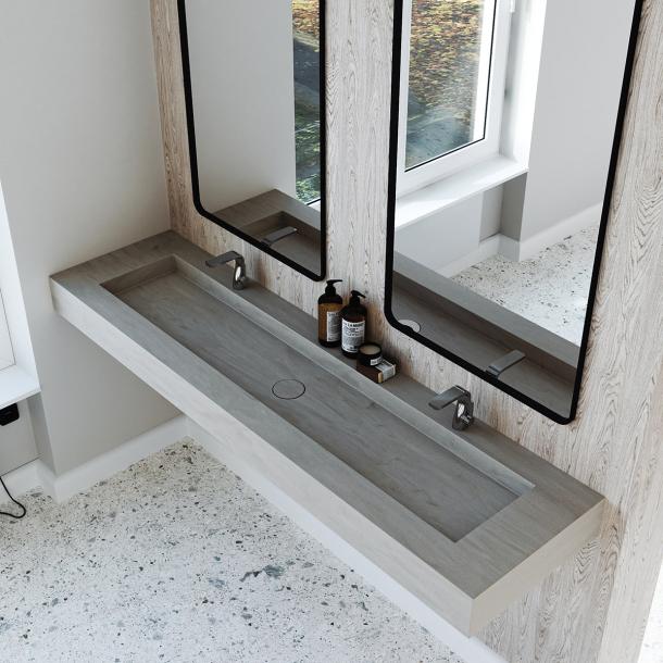 Dobbel vask Corian� Delta Artista Dust