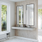 Dobbel vask Corian� Delta Artista Dust