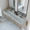 Dobbel vask Corian� Delta Artista Gray