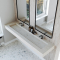 Dobbel vask Corian� Delta Carrara Crema