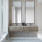 Dobbel vask Corian� Delta Carrara Crema