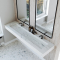 Dobbel vask Corian� Delta Carrara Lino