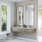Dobbel vask Corian� Delta Carrara Lino